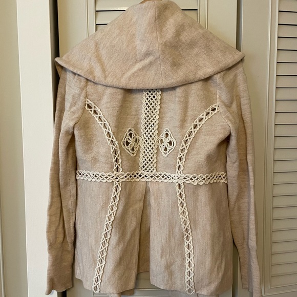 Anthropologie Embroidered Wool Jacket - Picture 4 of 8